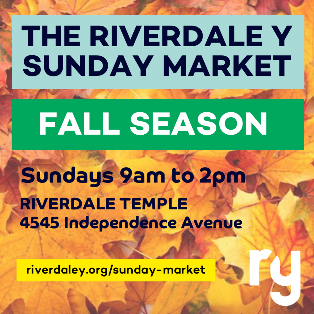 The Riverdale Y Sunday Market Fall Season